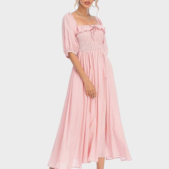 R. Vivimos Dresses & Skirts - Pink Polkadot Dress